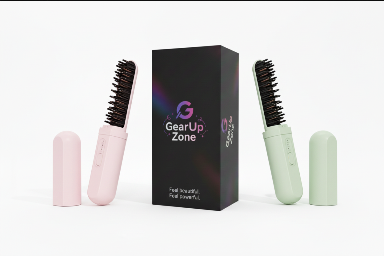 Pink & Green Brushes with Updated GearUp Zone Box